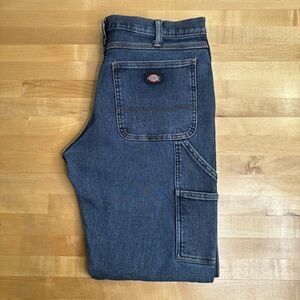 Vintage Dickies Thermal Lined Carpenter Jeans 34x34 Regular Fit Temp iQ Tech